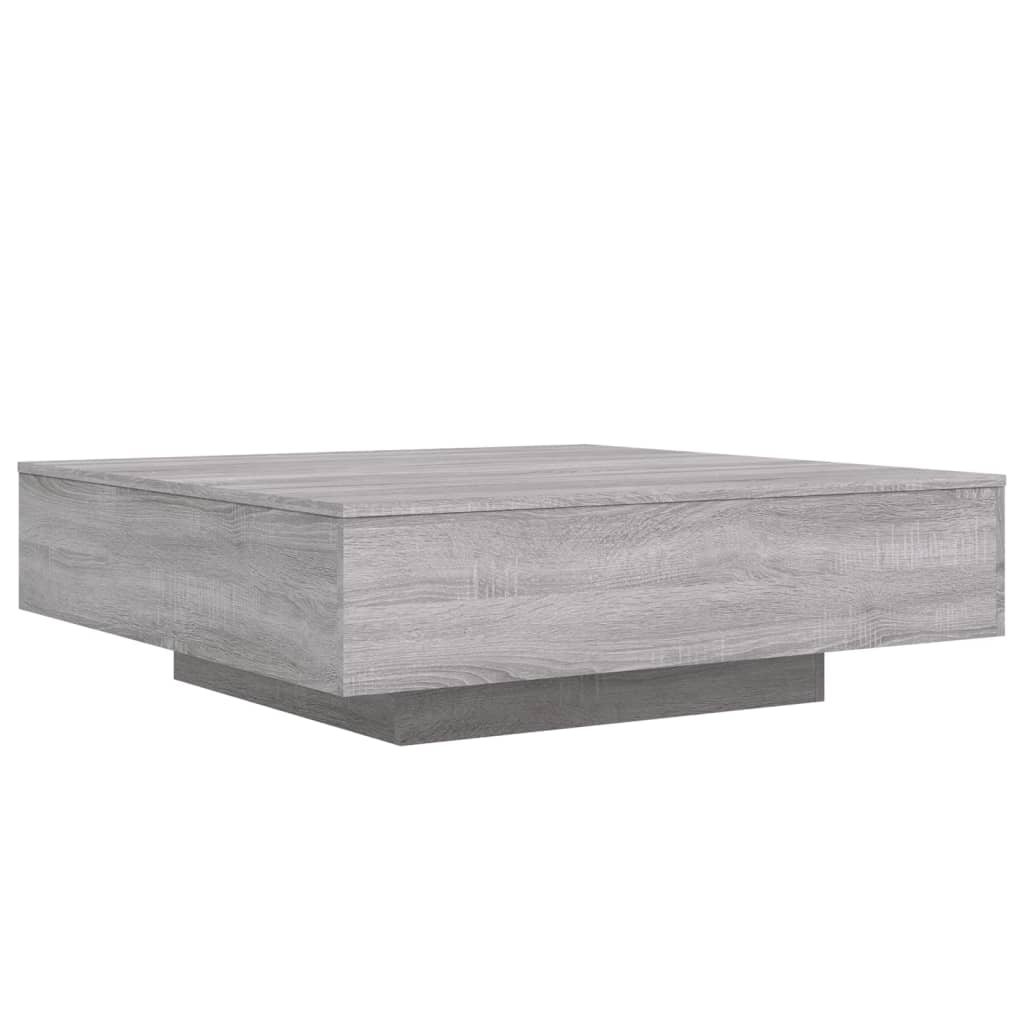 Table basse sonoma gris 100x100x31 cm bois d'ingénierie Tables basses vidaXL