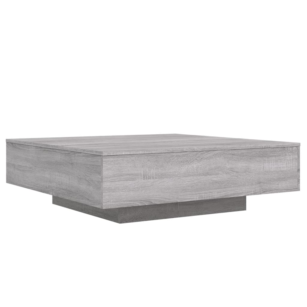 Table basse sonoma gris 100x100x31 cm bois d'ingénierie Tables basses vidaXL