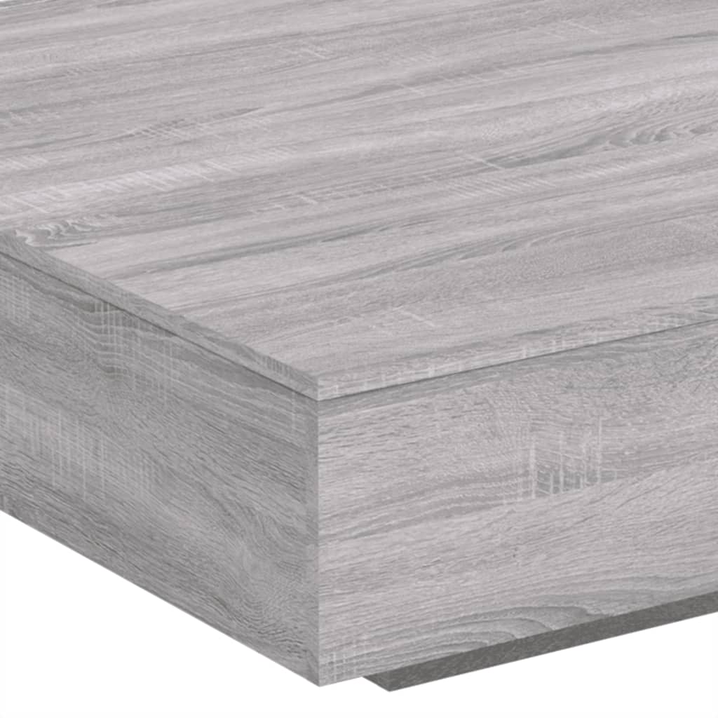 Table basse sonoma gris 100x100x31 cm bois d'ingénierie Tables basses vidaXL