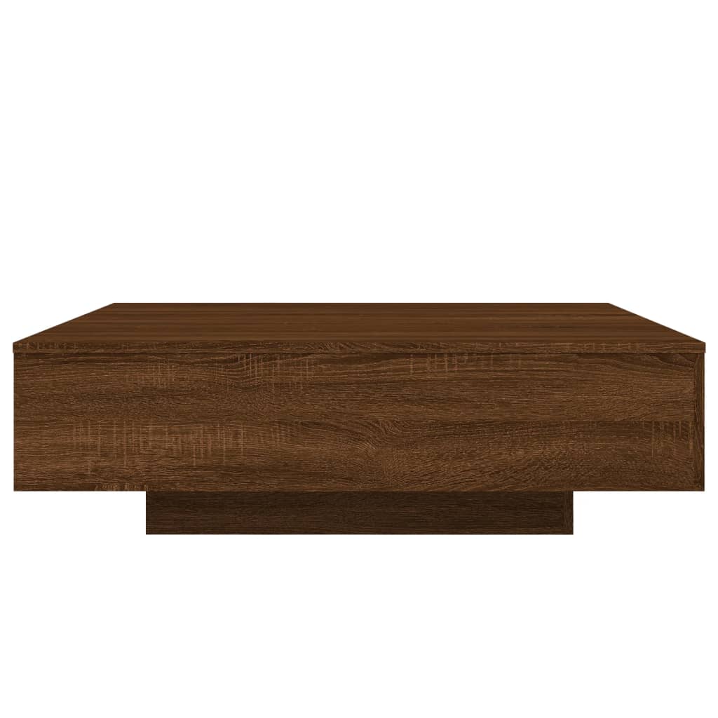 Table basse chêne marron 100x100x31 cm bois d'ingénierie Tables basses vidaXL