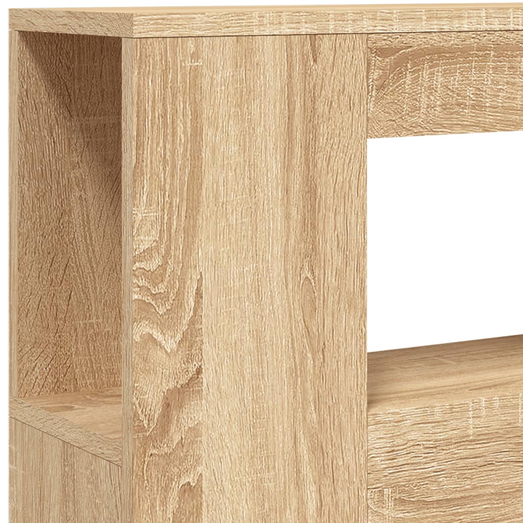 Tête de lit à LED chêne sonoma 100x18,5x103,5cm bois ingénierie Têtes et pieds de lit vidaXL   