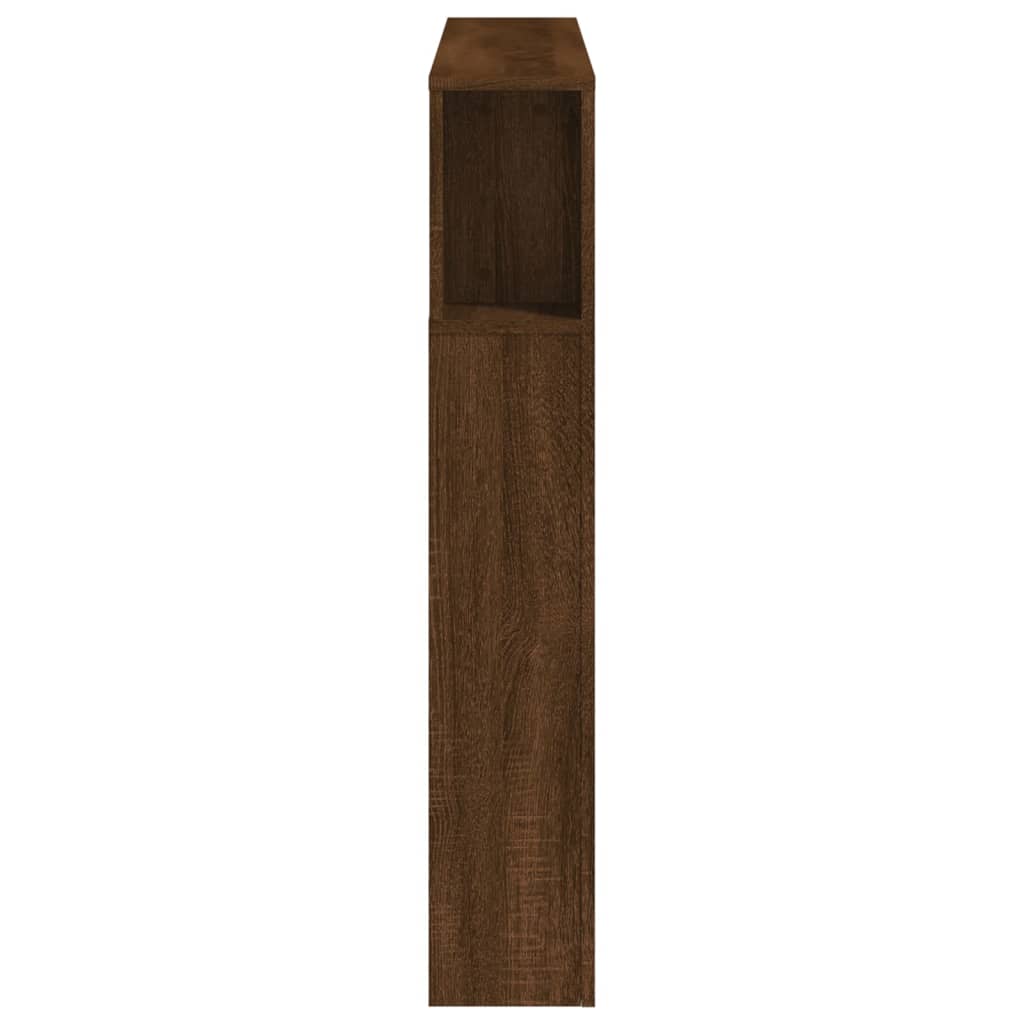 Tête de lit à LED chêne marron 120x18,5x103,5cm bois ingénierie Têtes et pieds de lit vidaXL   