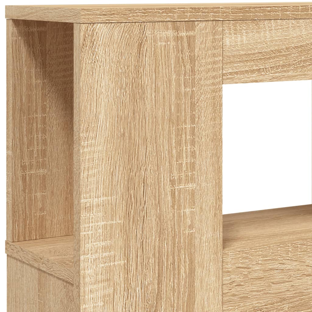 Tête de lit à LED chêne sonoma 140x18,5x103,5cm bois ingénierie Têtes et pieds de lit vidaXL   