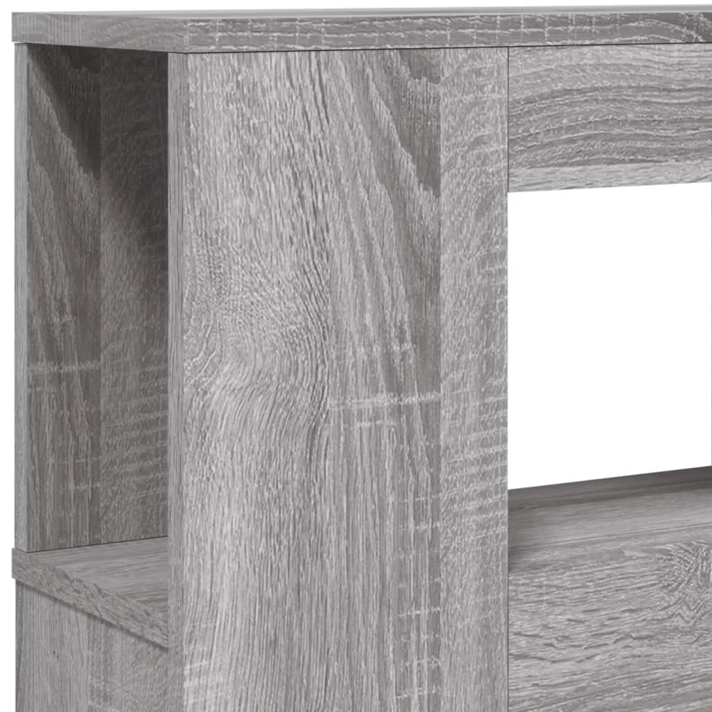 Tête de lit à LED sonoma gris 220x18,5x103,5 cm bois ingénierie Têtes et pieds de lit vidaXL   