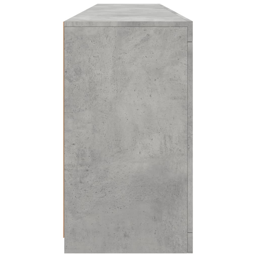 Image Buffet avec lumières LED gris béton 181,5x37x67 cm | Xios Store SNC vidaXL Xios Store SNC