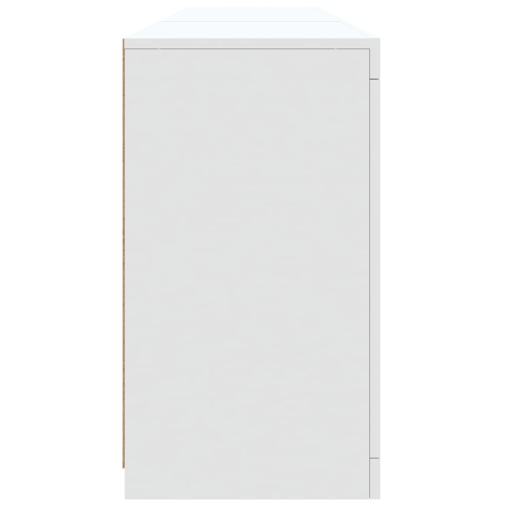 Image Buffet avec lumières LED blanc 181,5x37x67 cm | Xios Store SNC vidaXL Xios Store SNC