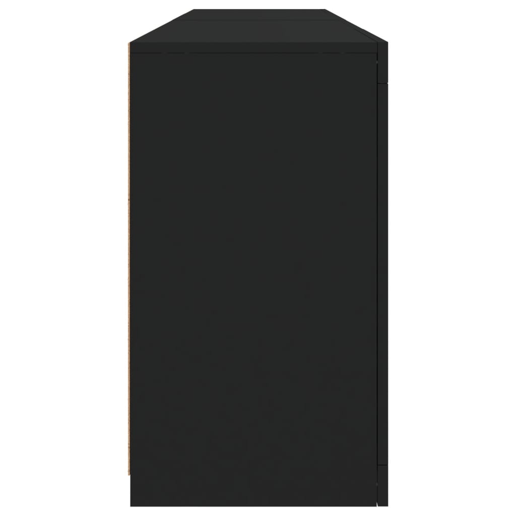 Image Buffet avec lumières LED noir 164x37x67 cm | Xios Store SNC vidaXL Xios Store SNC