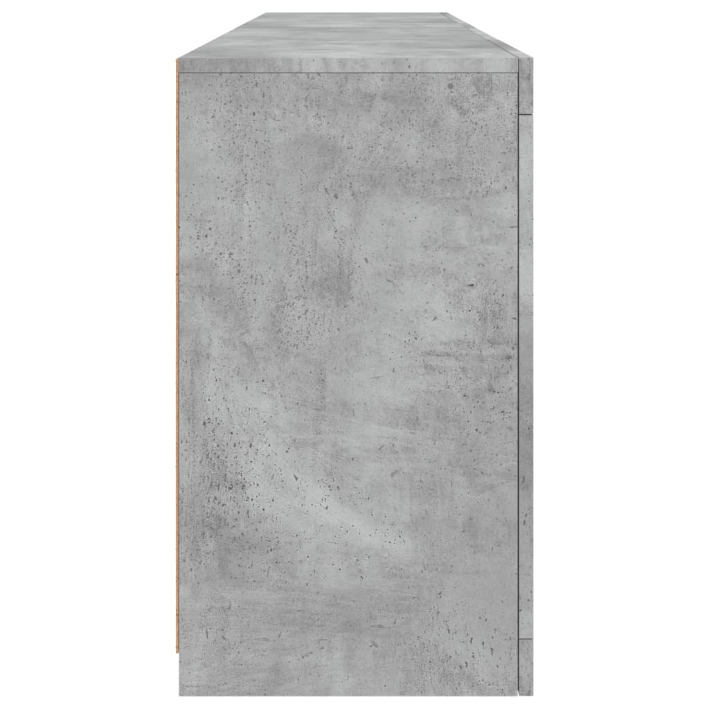 Image Buffet avec lumières LED gris béton 164x37x67 cm | Xios Store SNC vidaXL Xios Store SNC