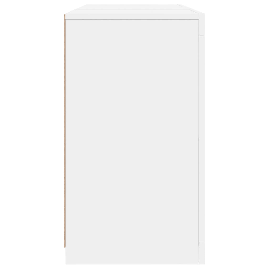 Image Buffet avec lumières LED blanc 123x37x67 cm | Xios Store SNC vidaXL Xios Store SNC