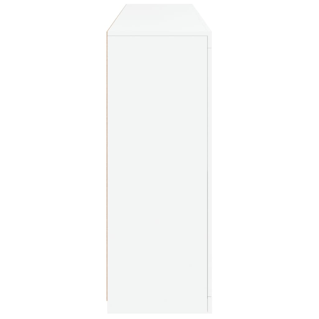 Image Buffet avec lumières LED blanc 162x37x100 cm | Xios Store SNC vidaXL Xios Store SNC