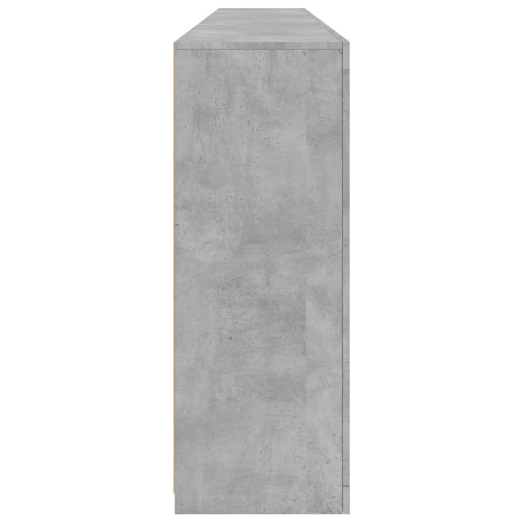 Image Buffet avec lumières LED gris béton 162x37x100 cm | Xios Store SNC vidaXL Xios Store SNC