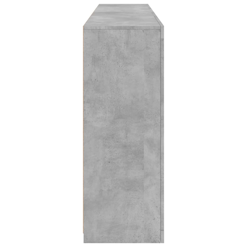 Image Buffet avec lumières LED gris béton 181,5x37x100 cm | Xios Store SNC vidaXL Xios Store SNC