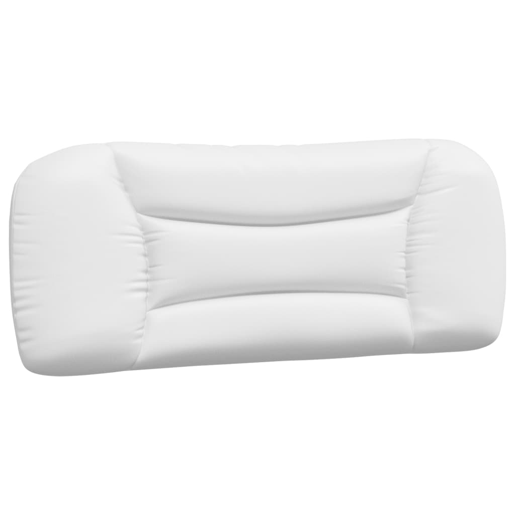 Coussin de tête de lit blanc 100 cm similicuir Têtes et pieds de lit vidaXL   