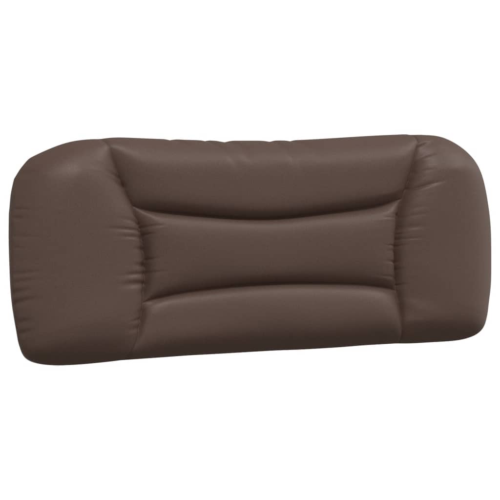 Coussin de tête de lit marron 100 cm similicuir Têtes et pieds de lit vidaXL   