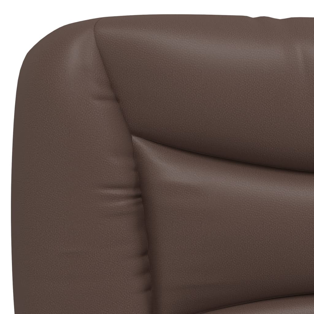 Coussin de tête de lit marron 100 cm similicuir Têtes et pieds de lit vidaXL   