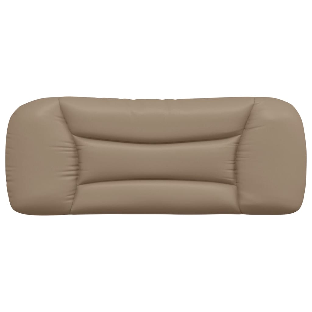 Coussin de tête de lit cappuccino 100 cm similicuir Têtes et pieds de lit vidaXL   