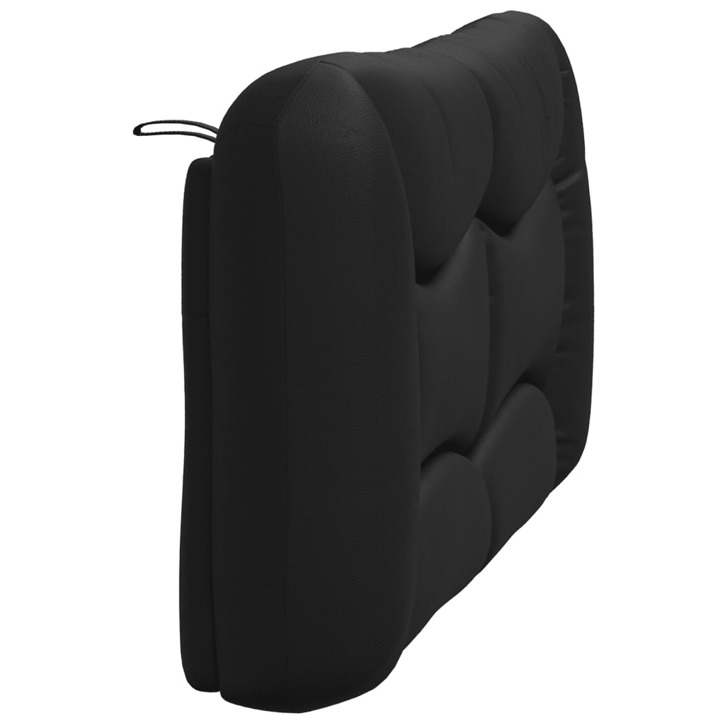 Coussin de tête de lit noir 120 cm similicuir Têtes et pieds de lit vidaXL   