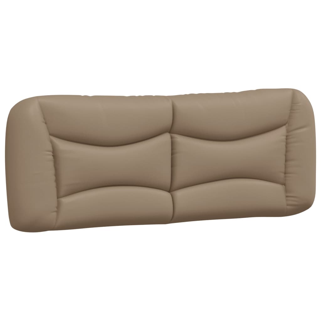 Coussin de tête de lit cappuccino 140 cm similicuir Têtes et pieds de lit vidaXL   