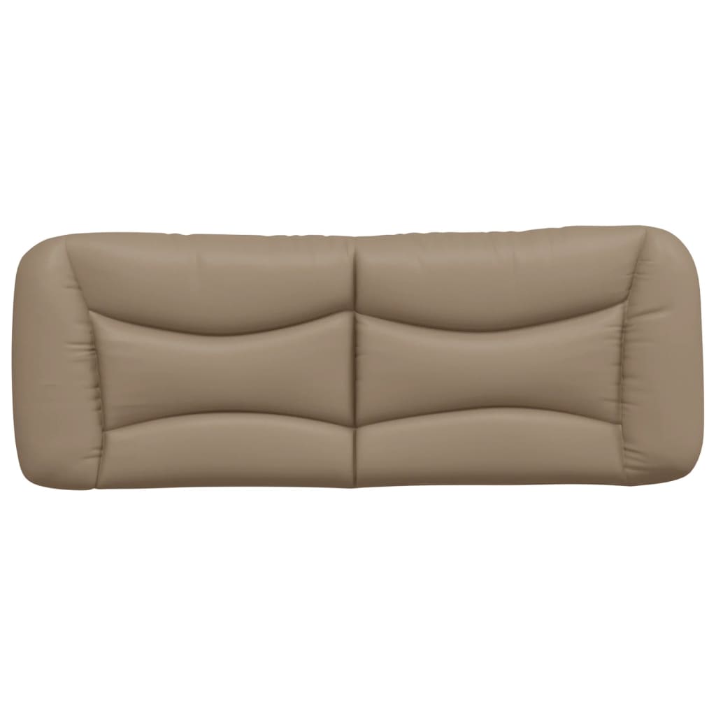 Coussin de tête de lit cappuccino 140 cm similicuir Têtes et pieds de lit vidaXL   