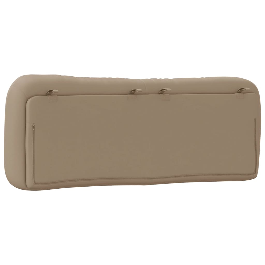 Coussin de tête de lit cappuccino 140 cm similicuir Têtes et pieds de lit vidaXL   