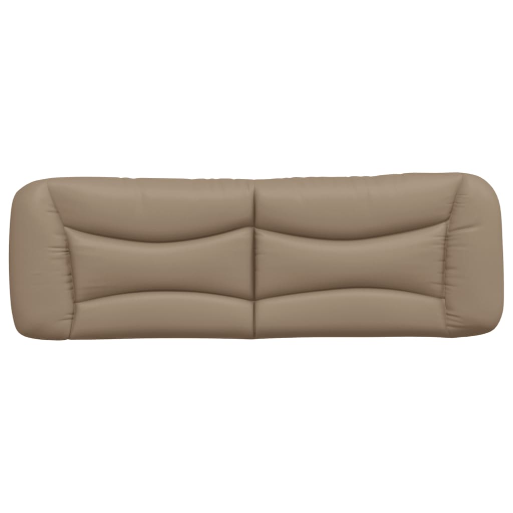 Coussin de tête de lit cappuccino 160 cm similicuir Têtes et pieds de lit vidaXL   