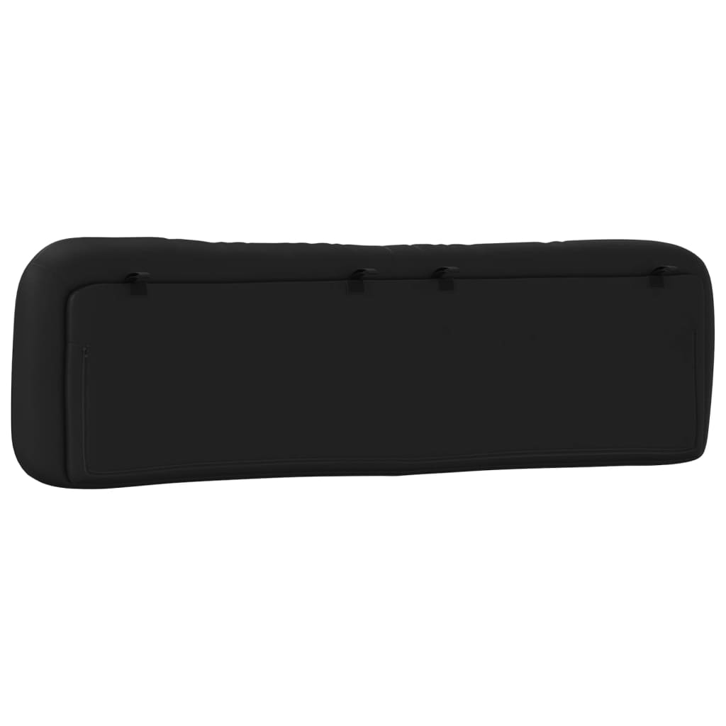 Coussin de tête de lit noir 180 cm similicuir Têtes et pieds de lit vidaXL   