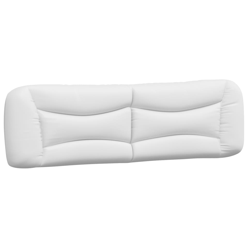 Coussin de tête de lit blanc 180 cm similicuir Têtes et pieds de lit vidaXL   