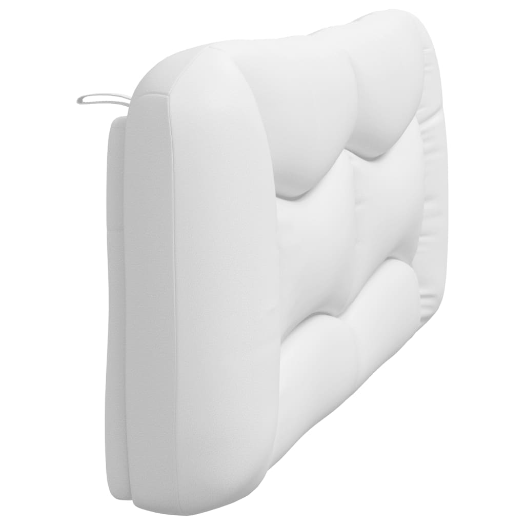 Coussin de tête de lit blanc 180 cm similicuir Têtes et pieds de lit vidaXL   