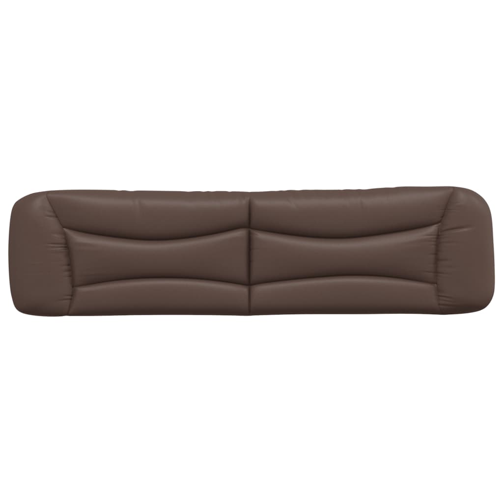 Coussin de tête de lit marron 200 cm similicuir Têtes et pieds de lit vidaXL   