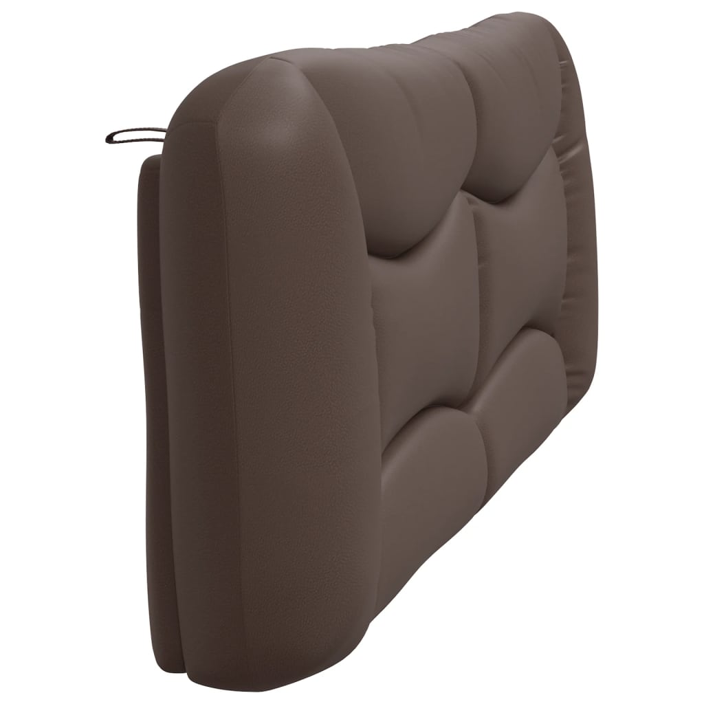 Coussin de tête de lit marron 200 cm similicuir Têtes et pieds de lit vidaXL   