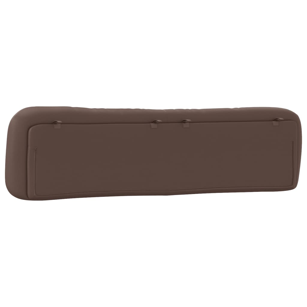 Coussin de tête de lit marron 200 cm similicuir Têtes et pieds de lit vidaXL   