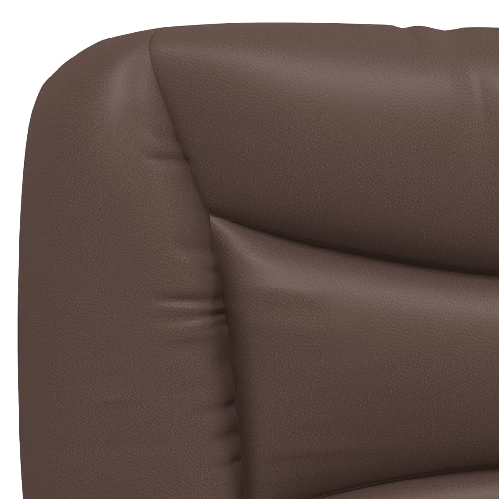 Coussin de tête de lit marron 200 cm similicuir Têtes et pieds de lit vidaXL   