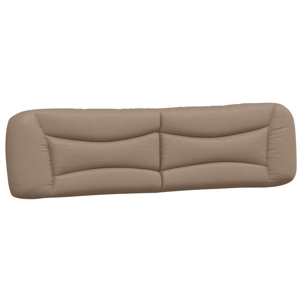 Coussin de tête de lit cappuccino 200 cm similicuir Têtes et pieds de lit vidaXL   