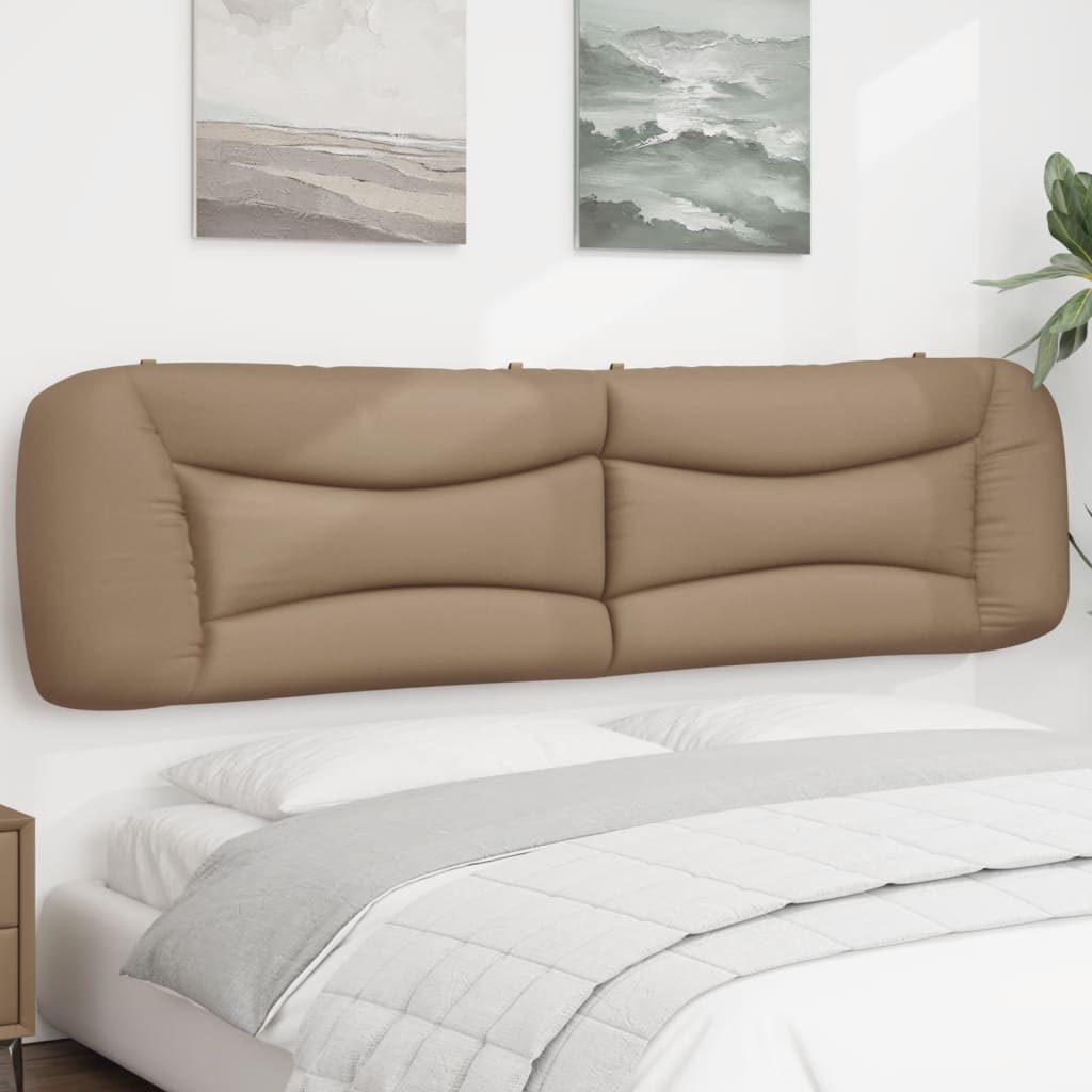 Coussin de tête de lit cappuccino 200 cm similicuir Têtes et pieds de lit vidaXL   