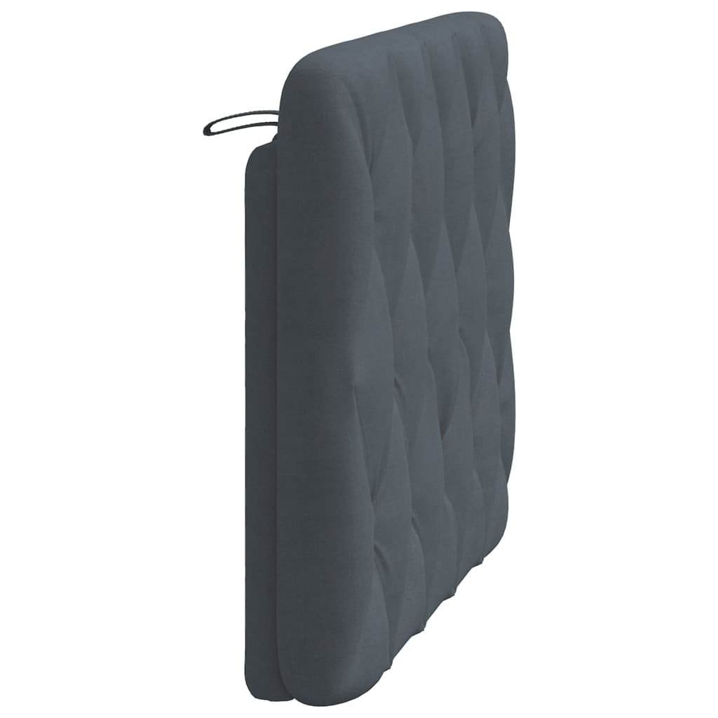 Coussin de tête de lit gris foncé 100 cm velours Têtes et pieds de lit vidaXL   