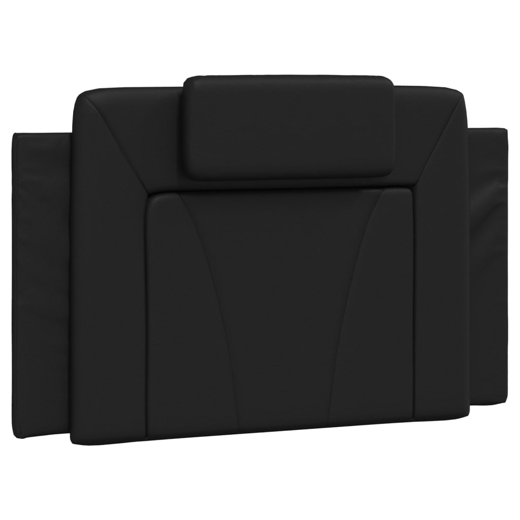 Coussin de tête de lit noir 80 cm similicuir Têtes et pieds de lit vidaXL   