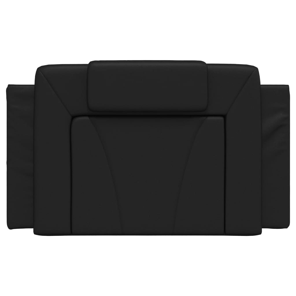 Coussin de tête de lit noir 80 cm similicuir Têtes et pieds de lit vidaXL   