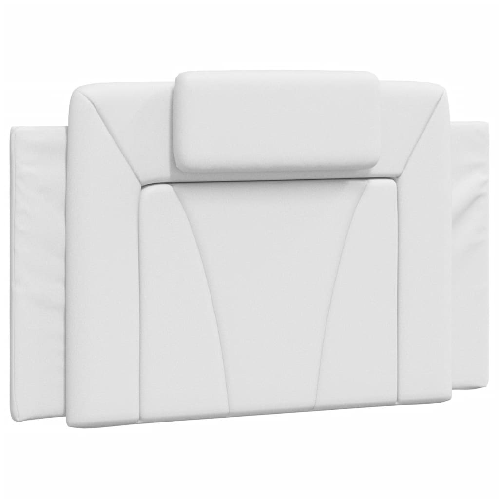 Coussin de tête de lit blanc 80 cm similicuir Têtes et pieds de lit vidaXL   