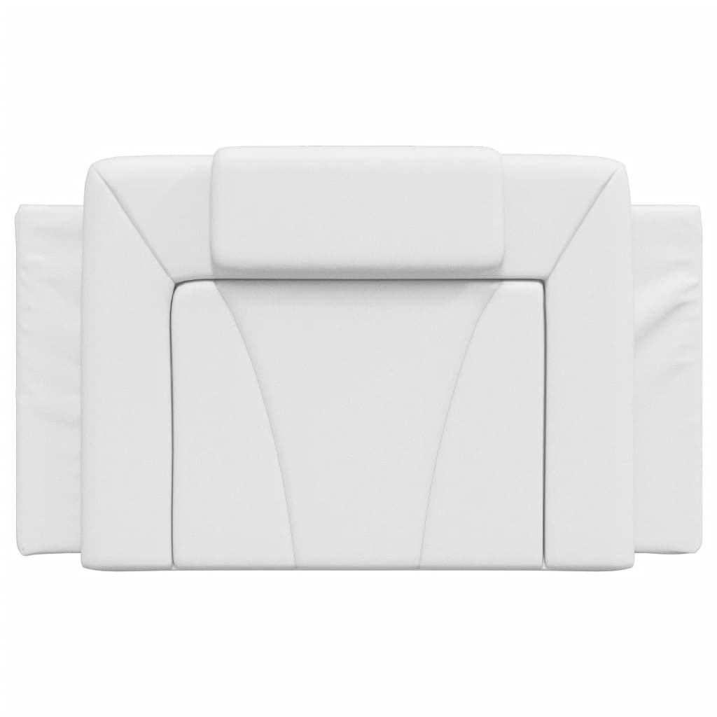 Coussin de tête de lit blanc 80 cm similicuir Têtes et pieds de lit vidaXL   