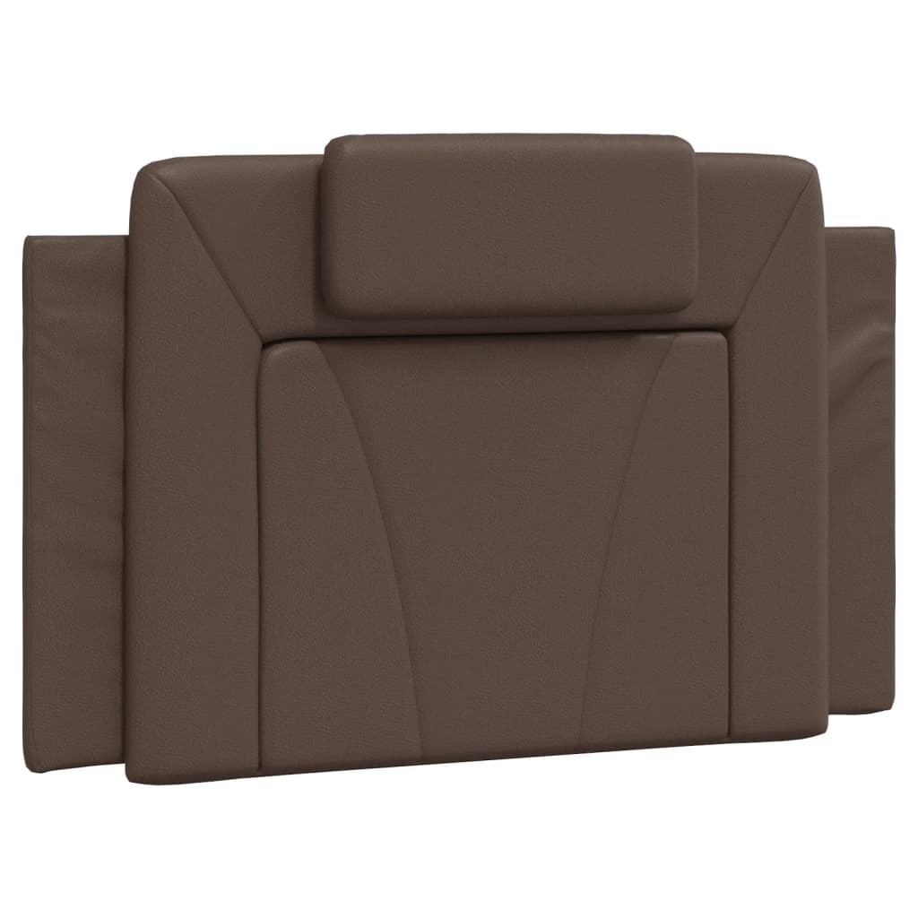 Coussin de tête de lit marron 90 cm similicuir Têtes et pieds de lit vidaXL   