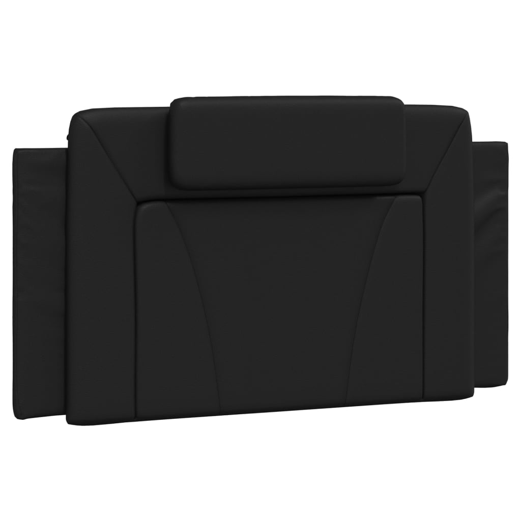 Coussin de tête de lit noir 100 cm similicuir Têtes et pieds de lit vidaXL   