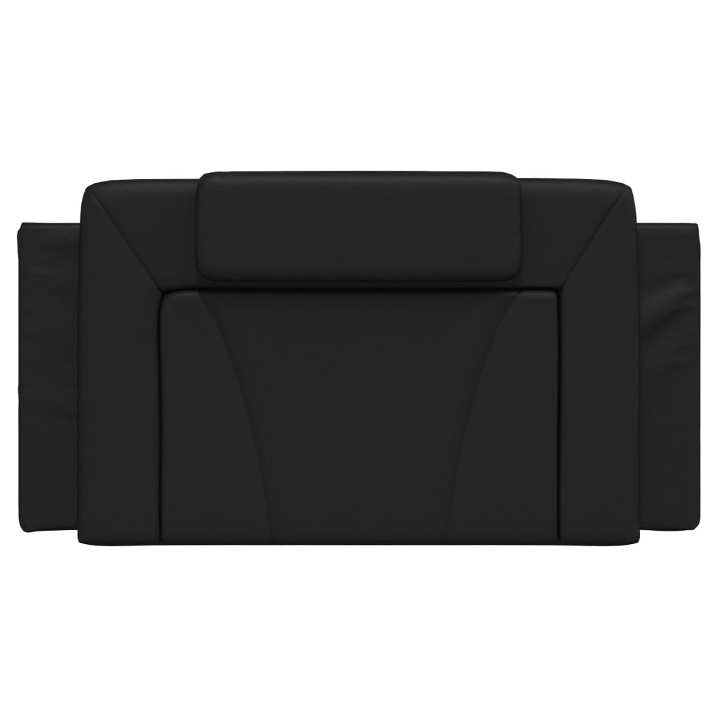 Coussin de tête de lit noir 100 cm similicuir Têtes et pieds de lit vidaXL   