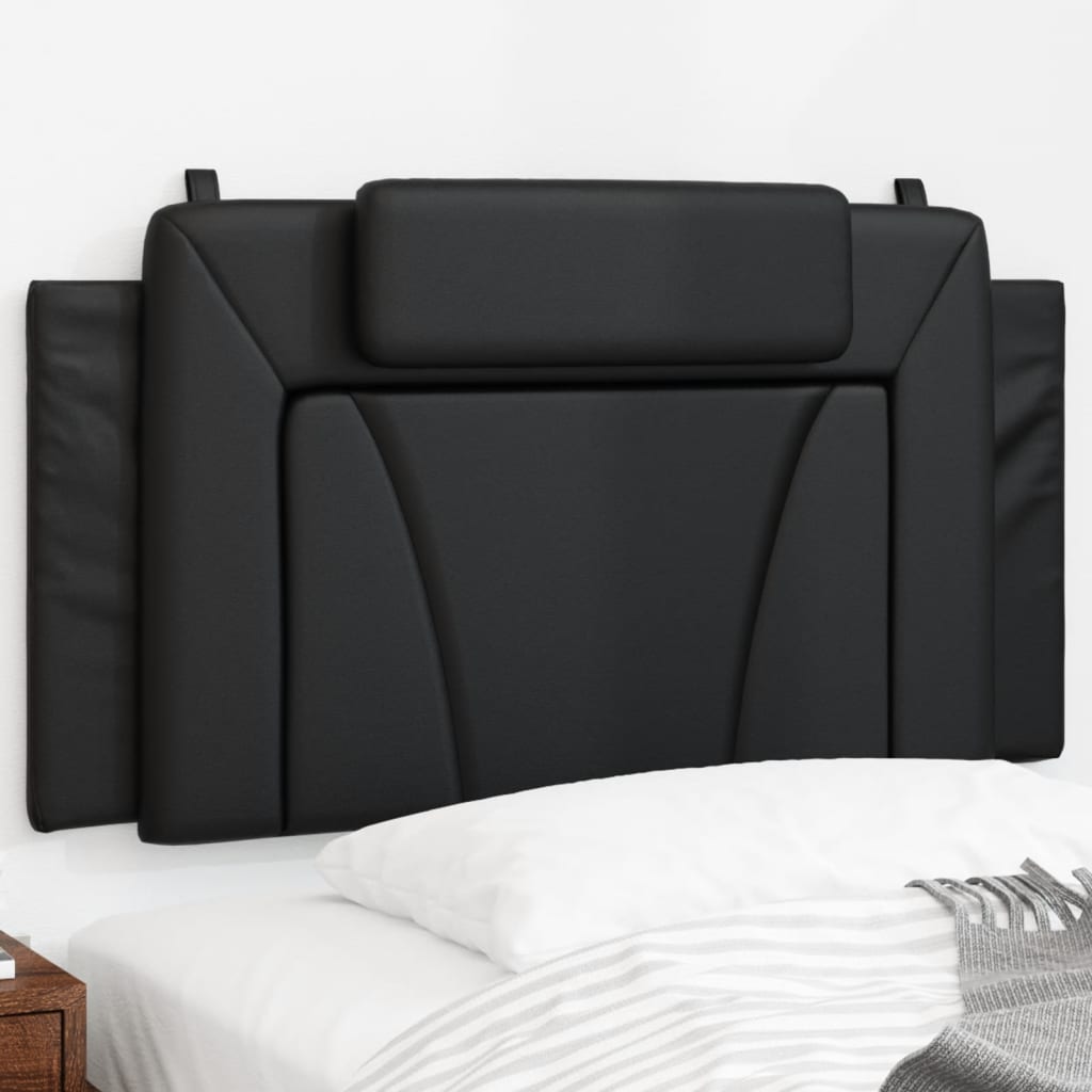 Coussin de tête de lit noir 100 cm similicuir Têtes et pieds de lit vidaXL   