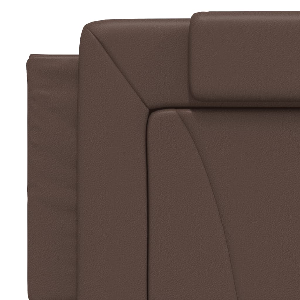 Coussin de tête de lit marron 160 cm similicuir Têtes et pieds de lit vidaXL   