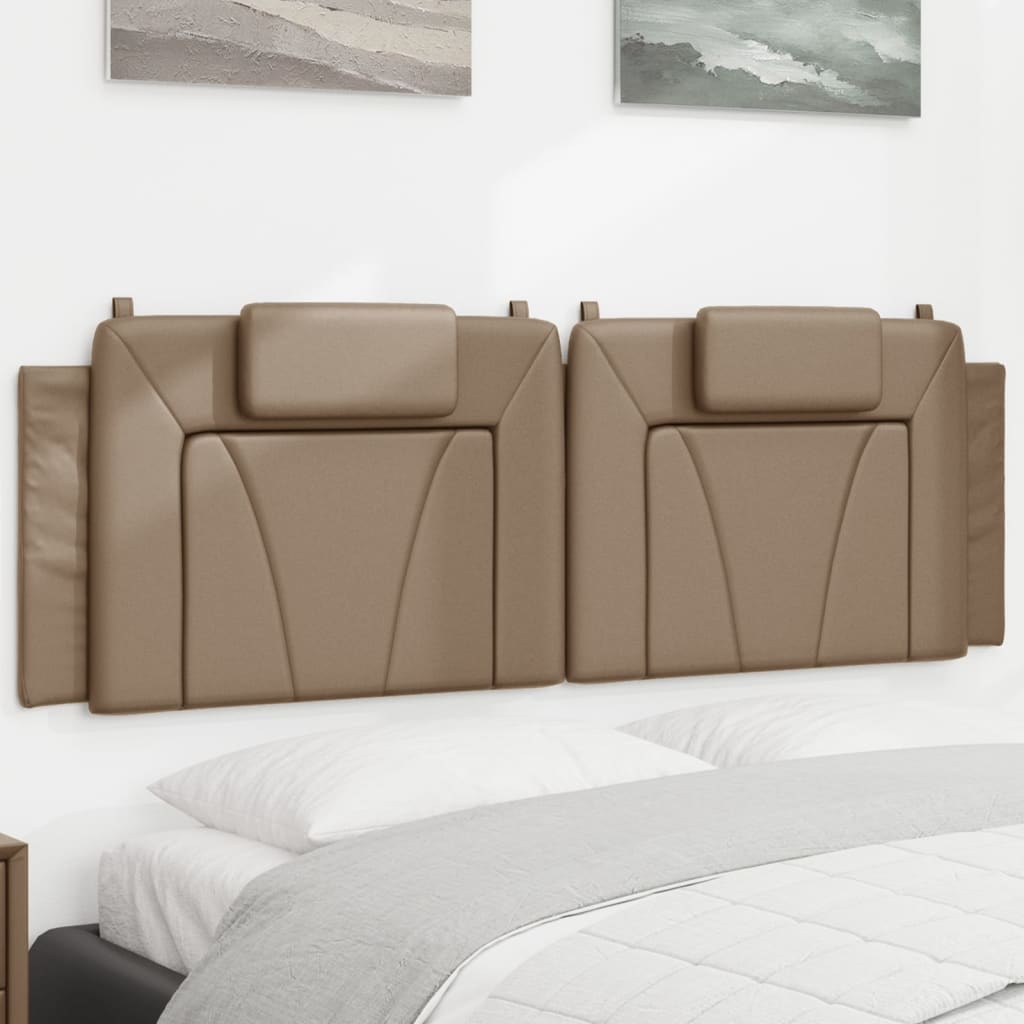 Coussin de tête de lit cappuccino 160 cm similicuir Têtes et pieds de lit vidaXL   