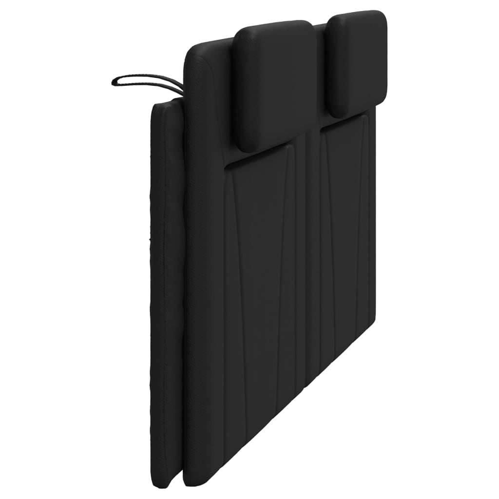 Coussin de tête de lit noir 180 cm similicuir Têtes et pieds de lit vidaXL   