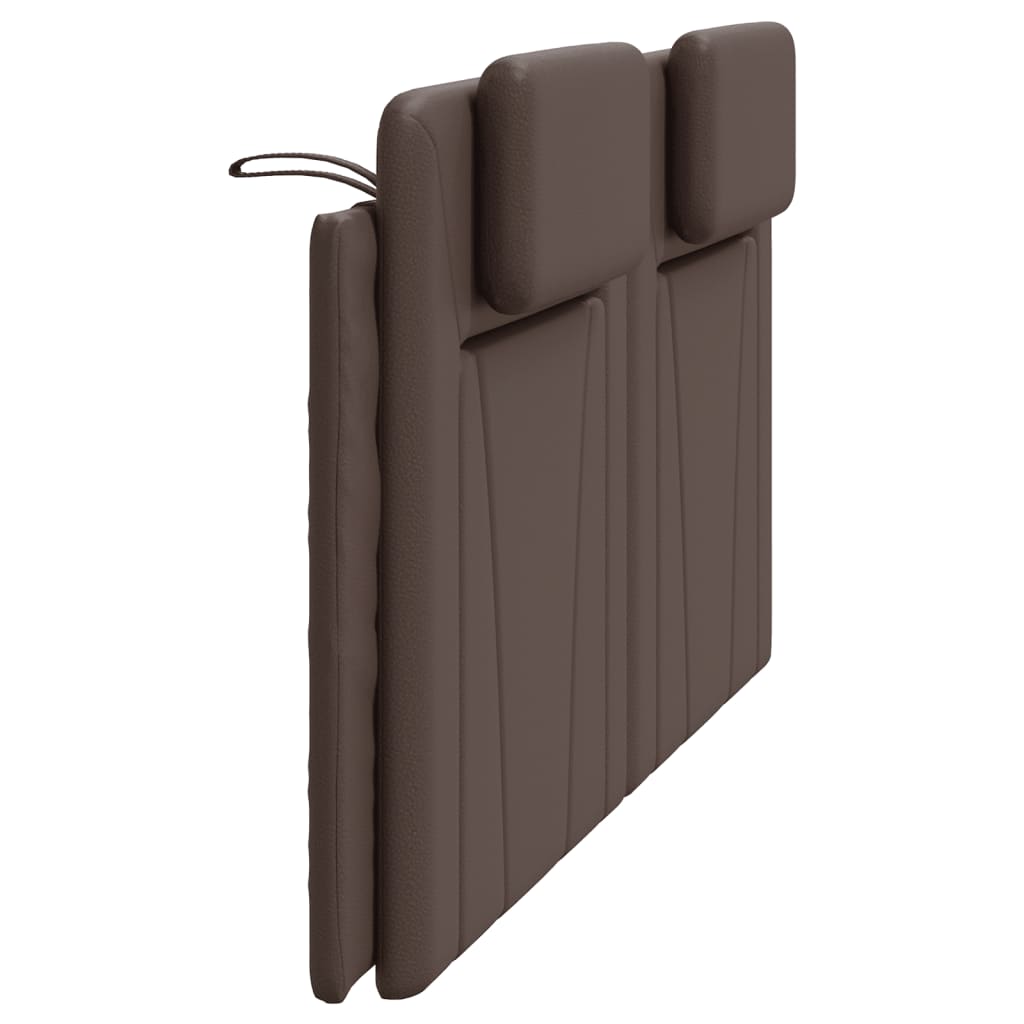 Coussin de tête de lit marron 180 cm similicuir Têtes et pieds de lit vidaXL   