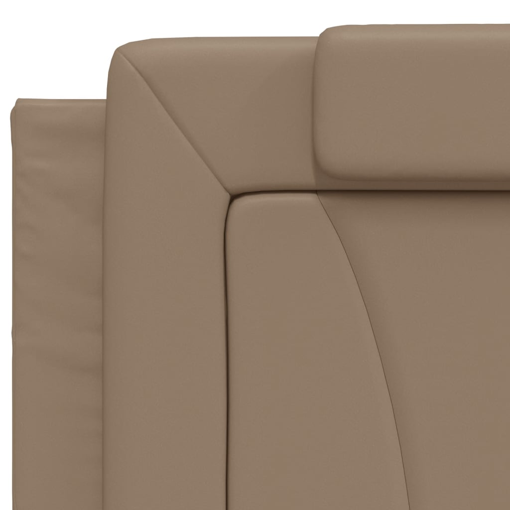 Coussin de tête de lit cappuccino 200 cm similicuir Têtes et pieds de lit vidaXL   