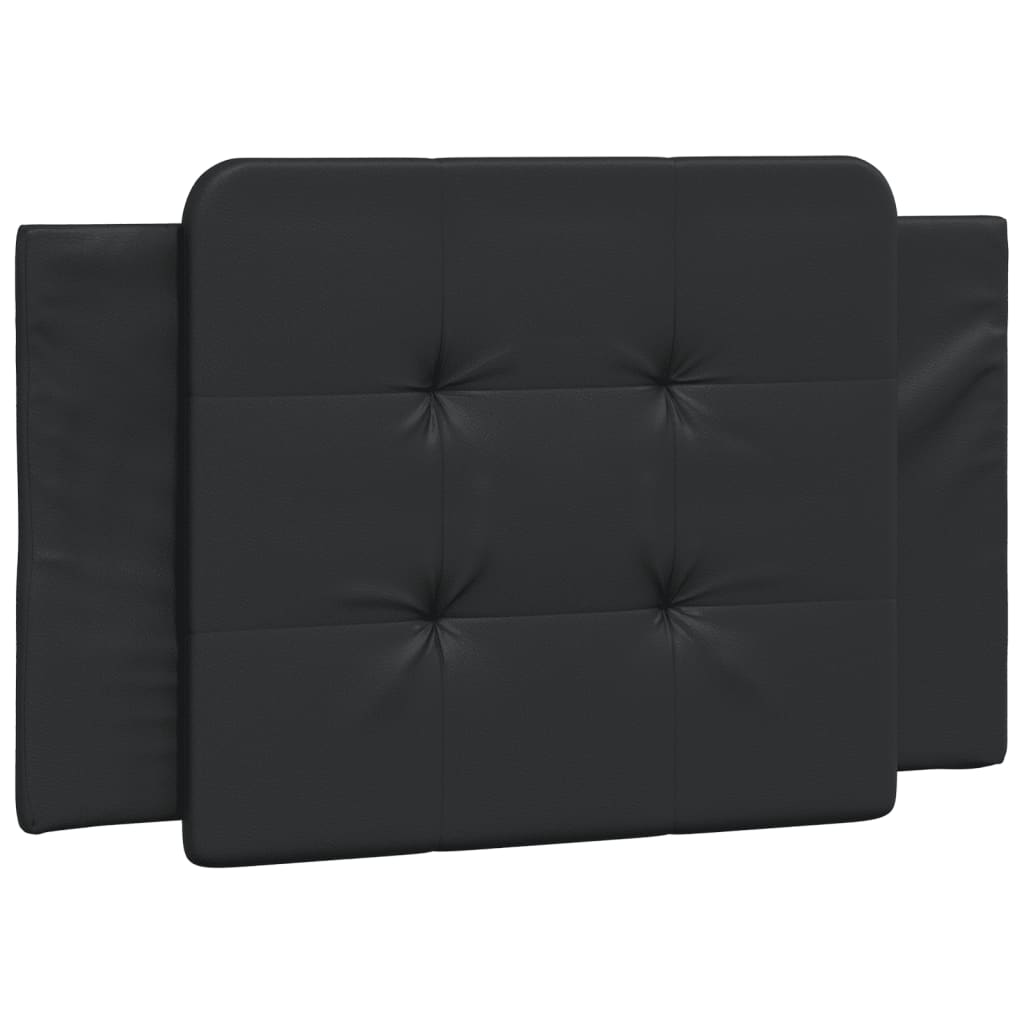 Coussin de tête de lit noir 80 cm similicuir Têtes et pieds de lit vidaXL   