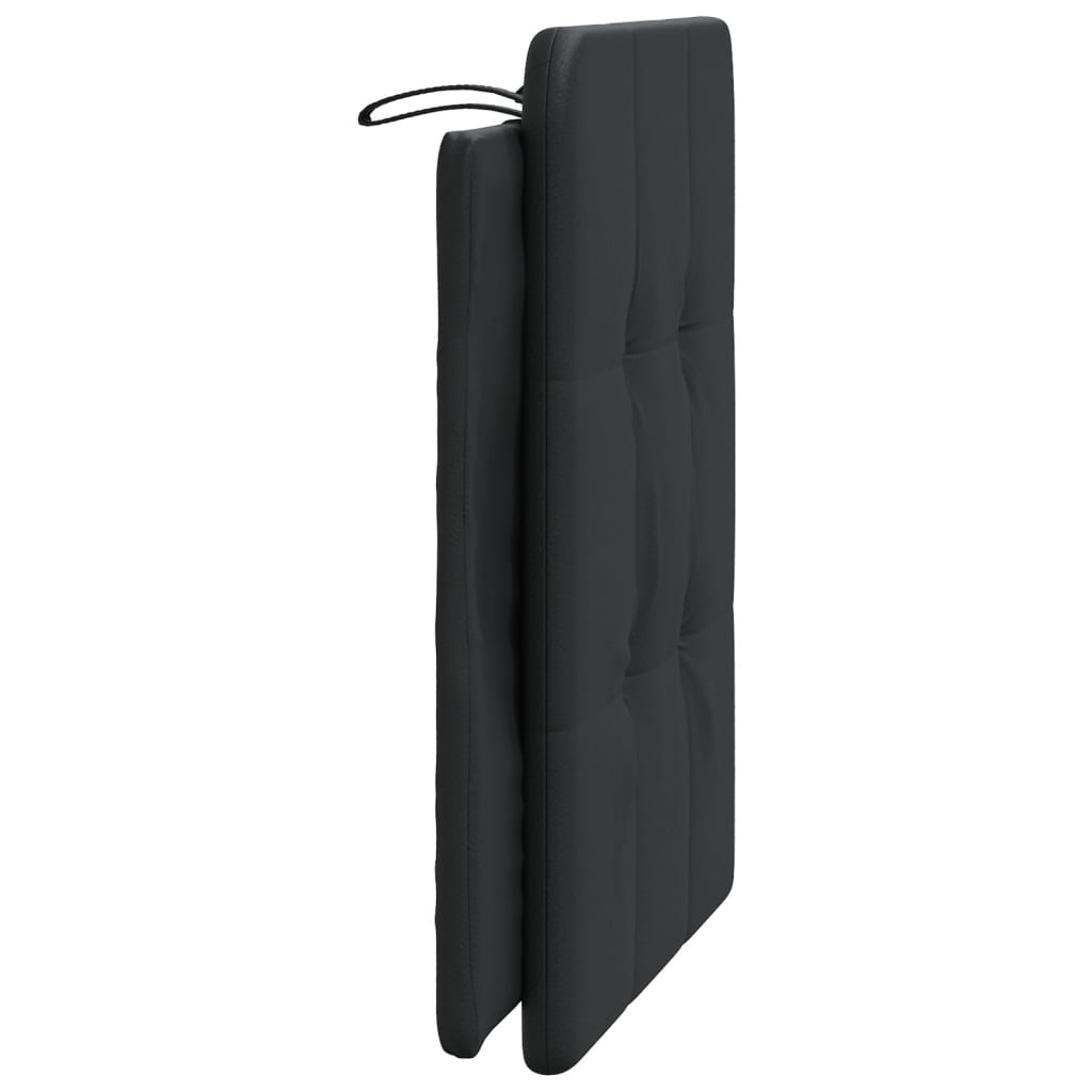 Coussin de tête de lit noir 80 cm similicuir Têtes et pieds de lit vidaXL   